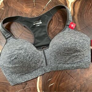 BCG Heathered Gray Sports Bra size L